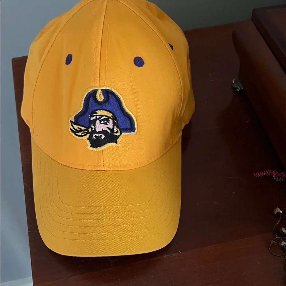 Yellow East Carolina University Pirates Hat - Picture 1 of 3